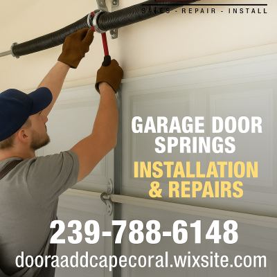Garage door springs replacement