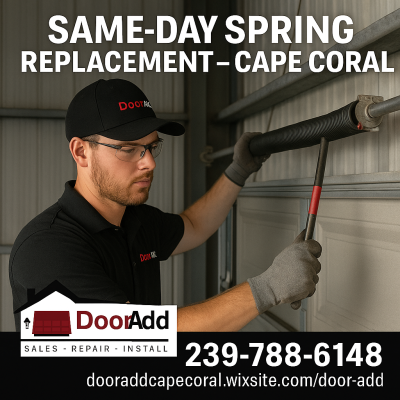 Garage door springs replacement cape coral FL